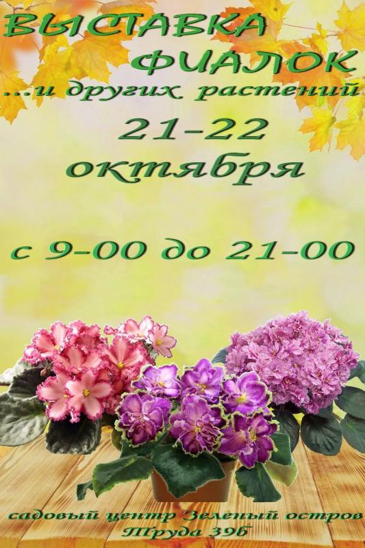 Осенняя выставка в Зеленом Острове!